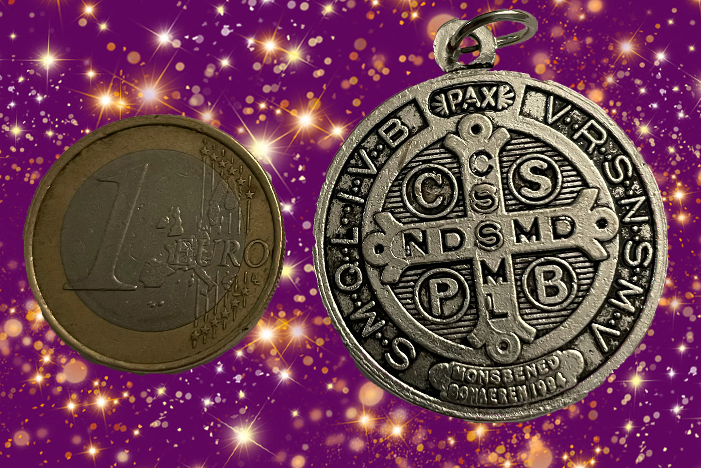 Medalla San Benito 3 Cm