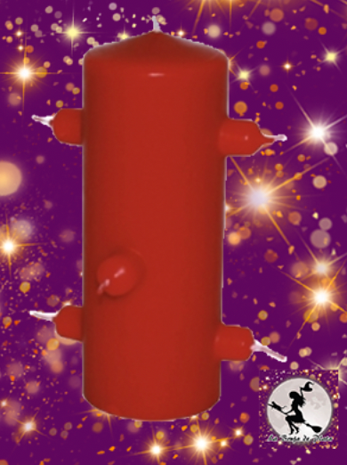 Velon 7 mechas Rojo Puk